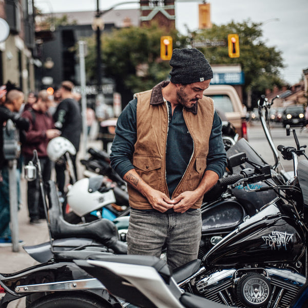 Heavy Waffle Bolt Beanie
