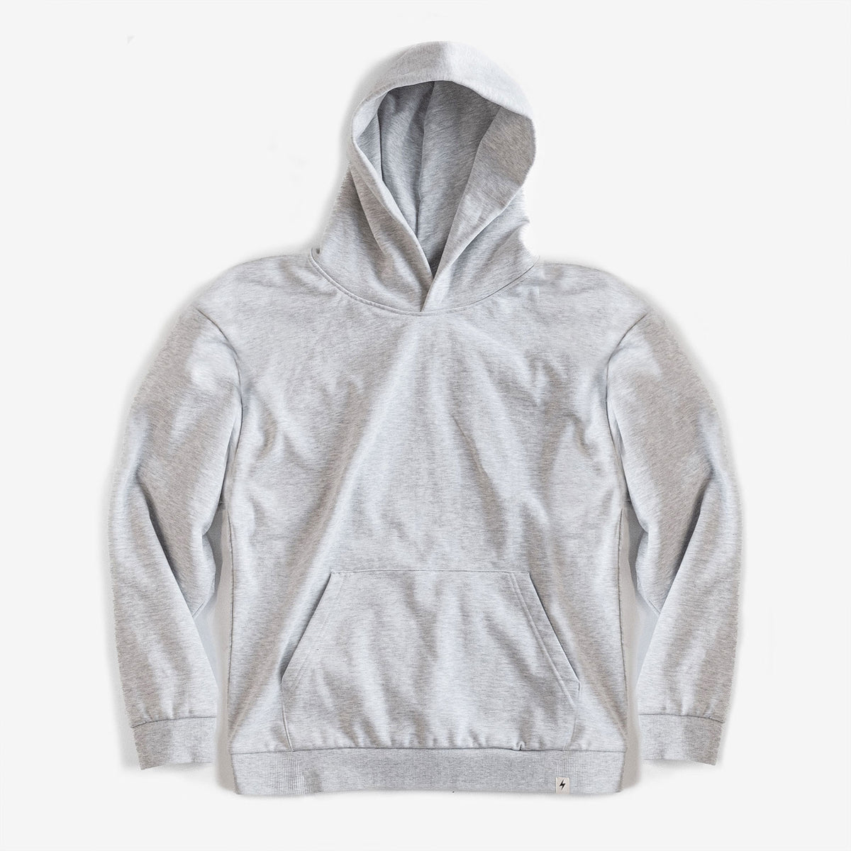 Plain light hot sale grey hoodie