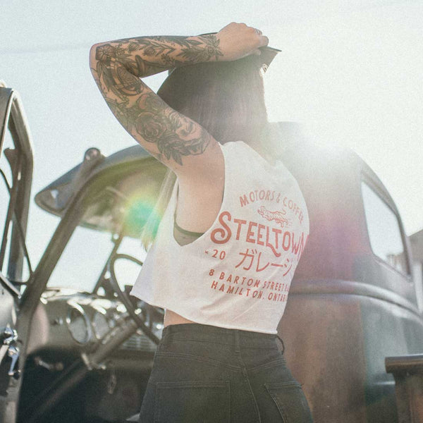 White Address Tee