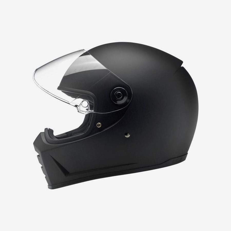 Biltwell Lane Splitter Motorcycle Helmet - Flat Black – Steeltown