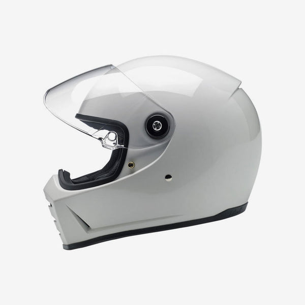 Biltwell Lane Splitter Motorcycle Helmet - Gloss White