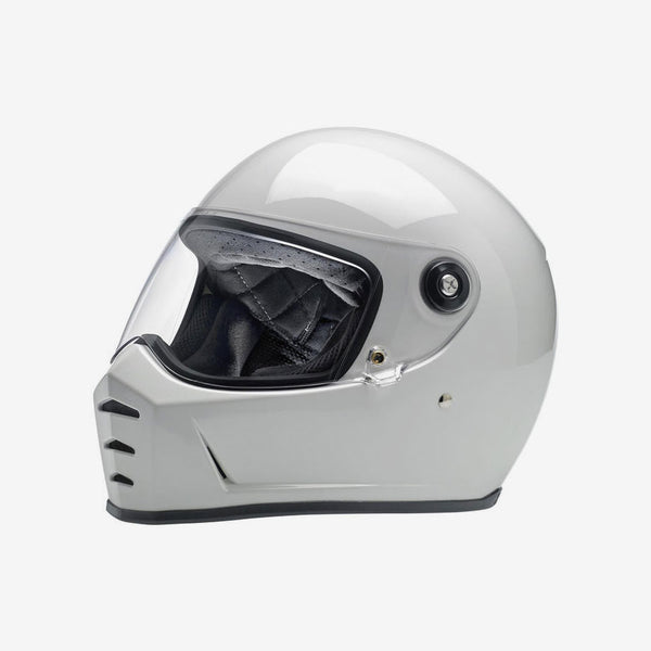 Biltwell Lane Splitter Motorcycle Helmet - Gloss White