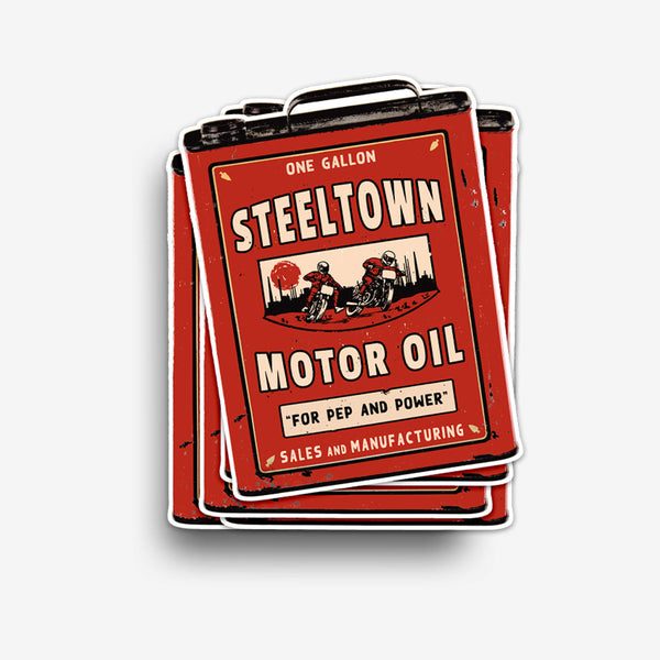 Oil Can Sticker