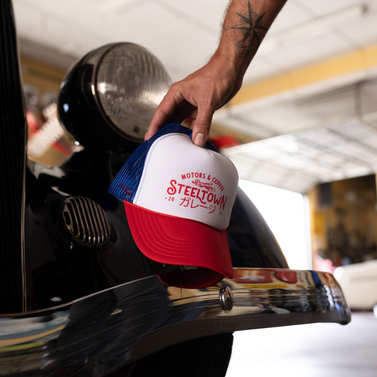 Pit Trucker Hat from Steeltown Garage Co.