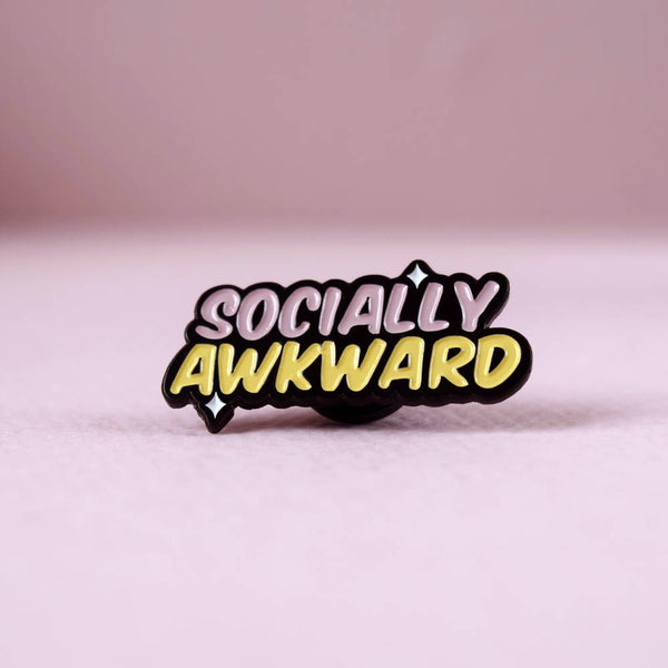 Socially Awkward Enamel Pin