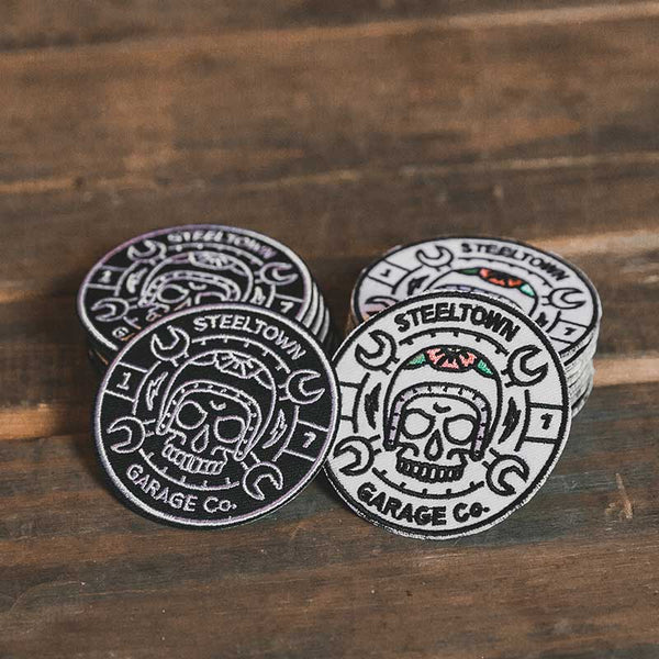 Iron-On Steeltown Garage Co. Logo Patch