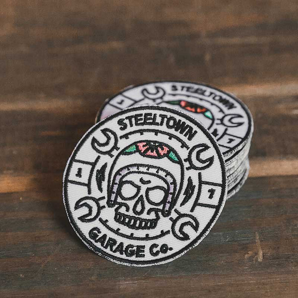 Iron-On Steeltown Garage Co. Logo Patch