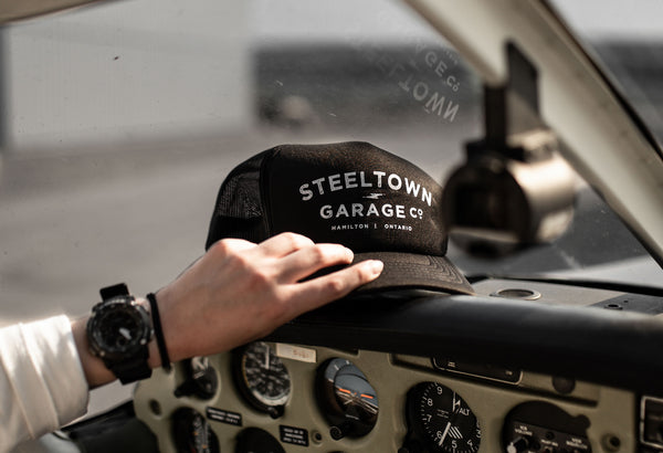 Steeltown Garage company Hamilton hats caps