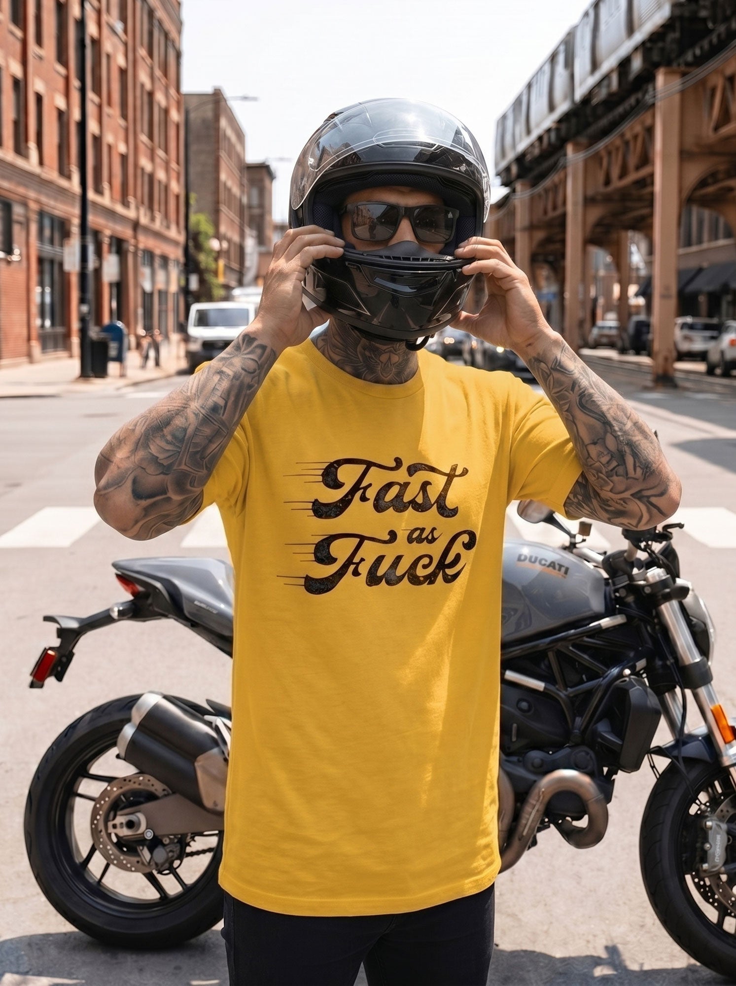 Fast As Fuck Motorcycle T-Shirt - Steeltown Garage – Steeltown