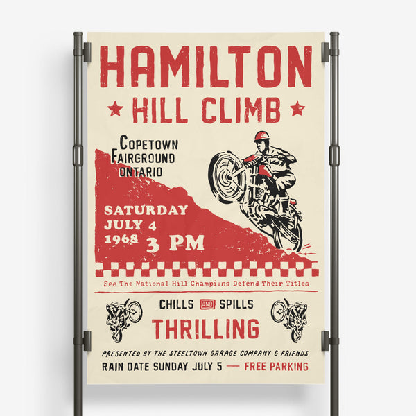 Hamilton Hill Climb Poster