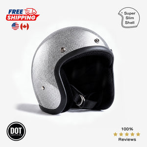 Classic 3/4 Super Low Profile Motorcycle Helmet