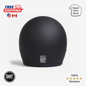 Classic 3/4 Super Low Profile Motorcycle Helmet