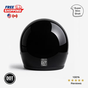 Classic 3/4 Super Low Profile Motorcycle Helmet