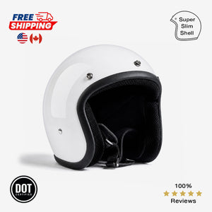 Classic 3/4 Super Low Profile Motorcycle Helmet