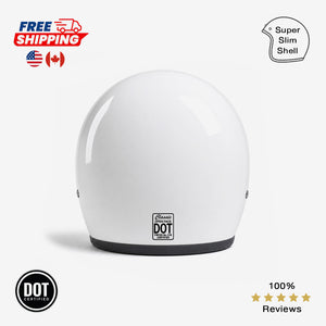 Classic 3/4 Super Low Profile Motorcycle Helmet