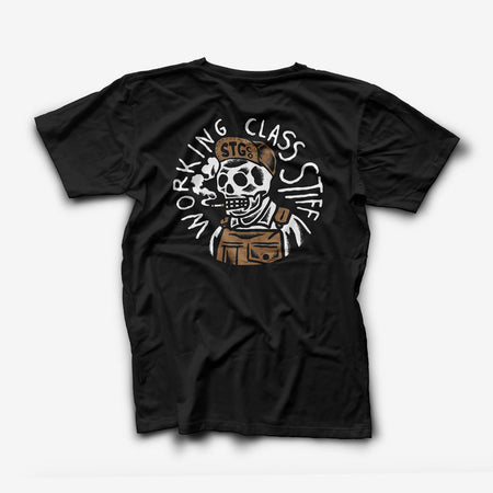 Working Class Stiff Tee back print