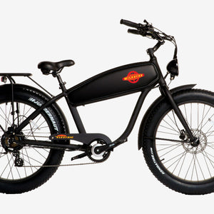 BEAST 750W Fat-Tire Cruiser eBike - Matte Black