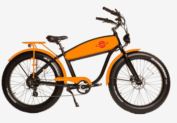 BEAST 750W Fat-Tire Cruiser eBike - Orange