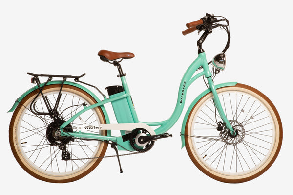 PAREE 500W City Cruiser eBike - Mint Green