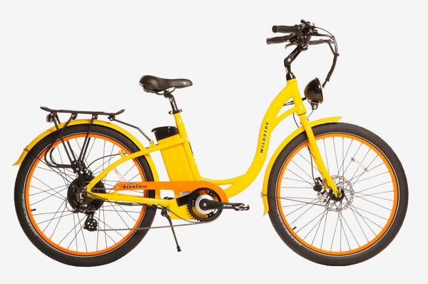 PAREE 500W City Cruiser eBike - Sunshine Yellow
