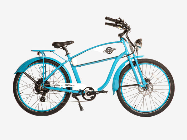 HUNNI BUNNI 750W Classic Cruiser eBike - Baby Blue