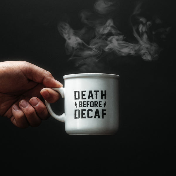 Death Before Decaf Diner Mug