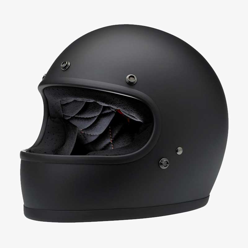 Biltwell Gringo ECE Helmet Flat Black - Main Image