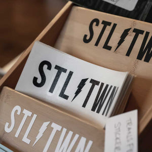 STL⚡TWN Transfer Sticker Black