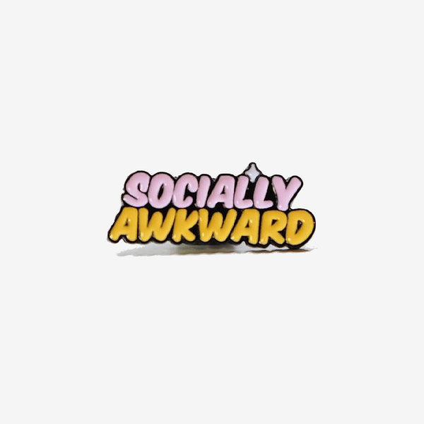 Socially Awkward Enamel Pin