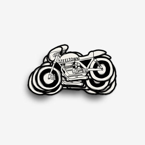 Steeltown Vintage Motorcycle Sticker