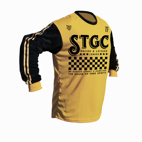 Yellow STGC Moto Jersey